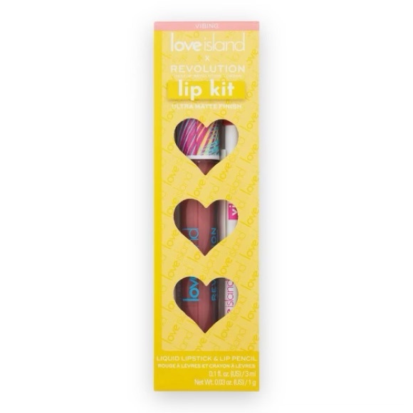 Revolution X Love Island Coupled Up Lip Kit VIBING 2Pack Kit - Picture 1 of 6